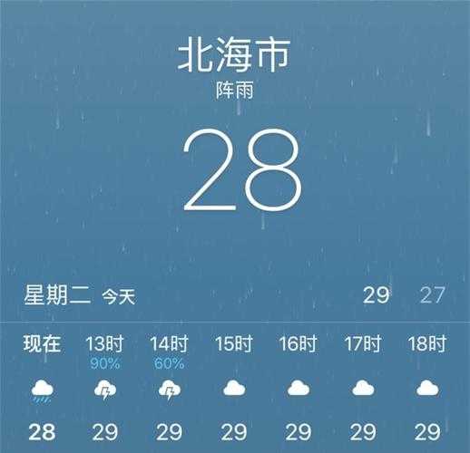 天气实况预报